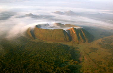 The Sleeping Warrior Crater